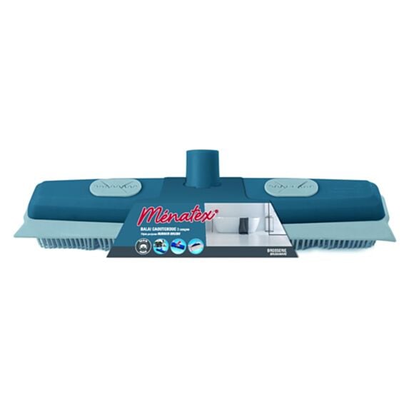Balai caoutchouc 3 usages 34 cm - MENATEX