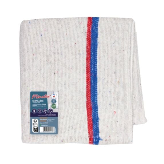 Serpillère tissage plat écrue XL 50 x 150 cm - MENATEX