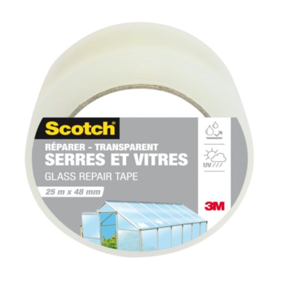 Toile de réparation 25 m x 48 mm transparent - SCOTCH
