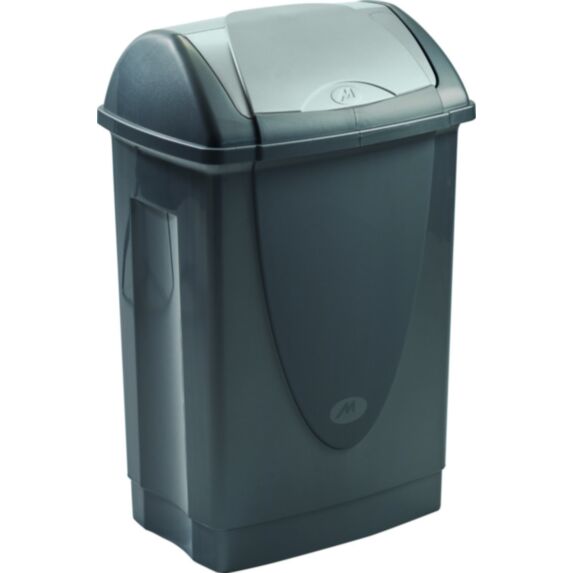 Poubelle Lift Top 50L anthracite - MONDEX