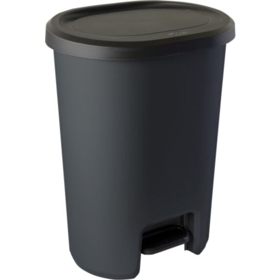 Poubelle de cuisine à pédale Lynéa 45L Anthracite