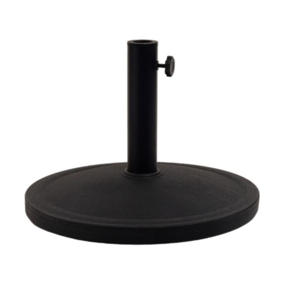 Pied de parasol en béton noir 20 kg