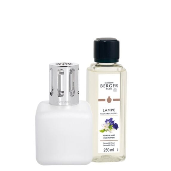 Coffret lampe Glaçon blanc + parfum 250 mL