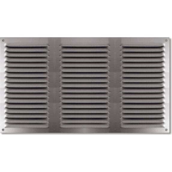grille aluminium 300x200mm - avec moustiquaire - AUTOGYRE