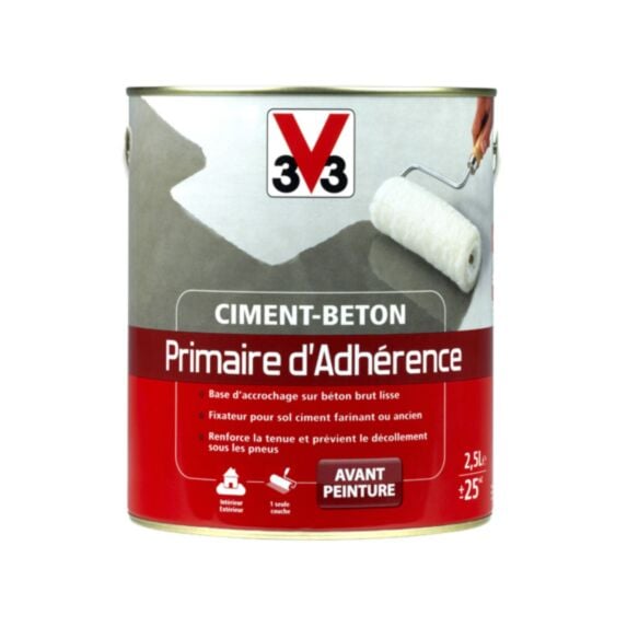primaire d’adhérence ciment-béton 2.5l - V33