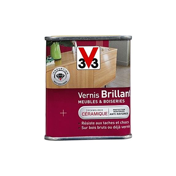 Vernis brillant meubles & boiseries incolore 2,5 L - V33