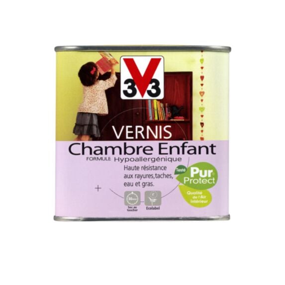 Vernis intérieur chambre enfant ciré velours 0.5L - Mouton blanc - V33