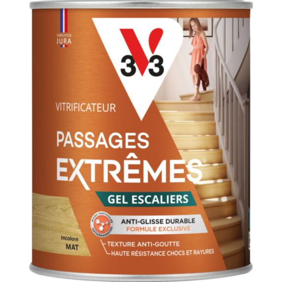 Vitrificateur gel escalier mat incolore 0,75 L - V33