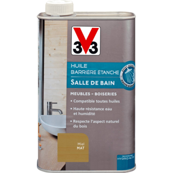 Huile barrière étanche miel 0,5 L - V33