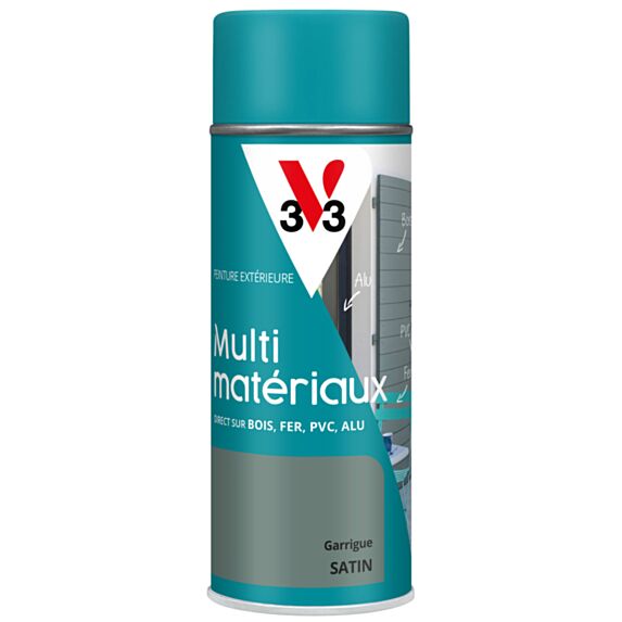 Peinture aérosol multimatériaux DP garrigue 400 mL - V33