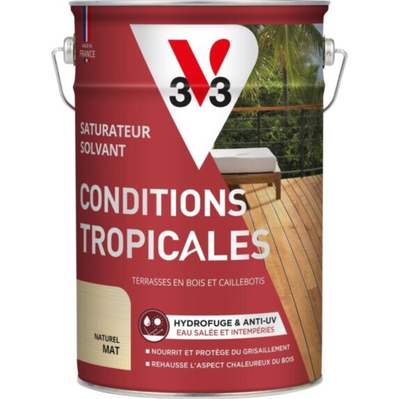 Saturateur solvanté conditions tropicales incolore 5 L - V33