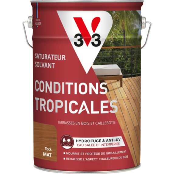 Saturateur solvanté conditions tropicales teck 5 L - V33
