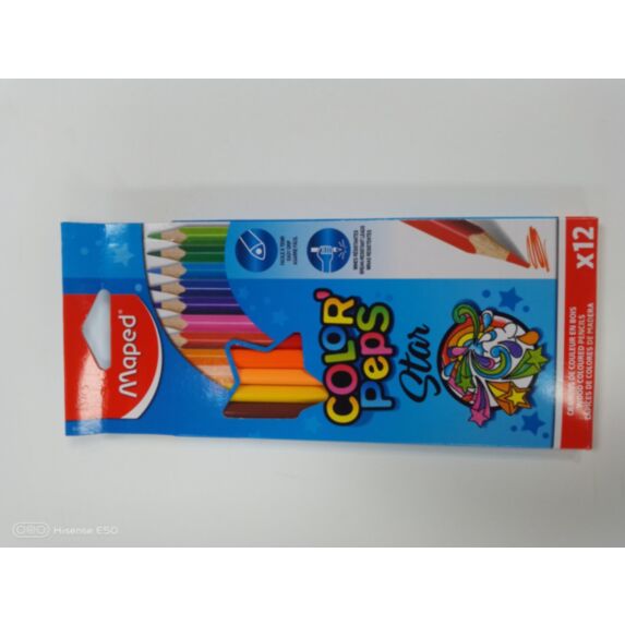 Set de 12 crayons de couleur Color'peps Star - MAPED