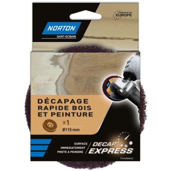 Disque bois/vernis 115mm - NORTON