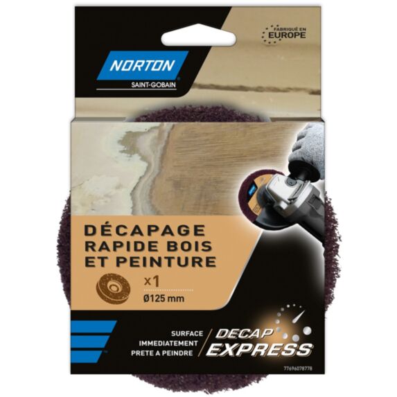 Disque bois/vernis 125mm - NORTON