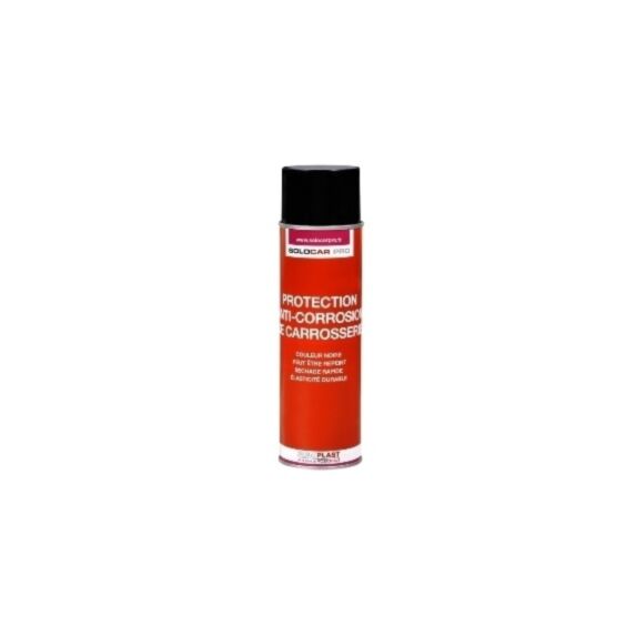 Aérosol protection anti - corrosion de carosserie noir 500 mL - SOLOCAR