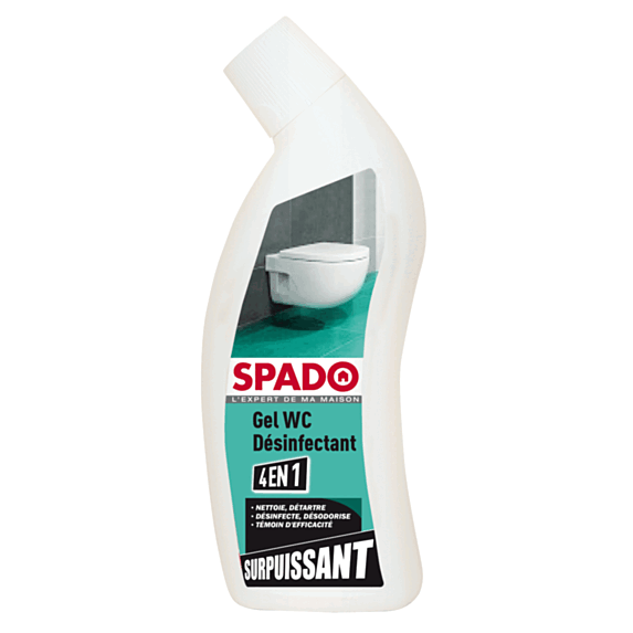 Gel WC surpuissant 4en1 750 mL - SPADO