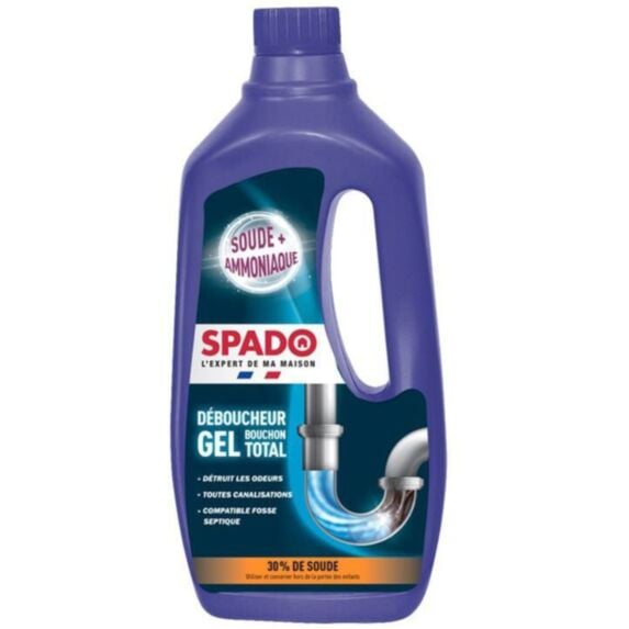 Déboucheur Gel Cuisine & Salle de Bain 1 L - SPADO