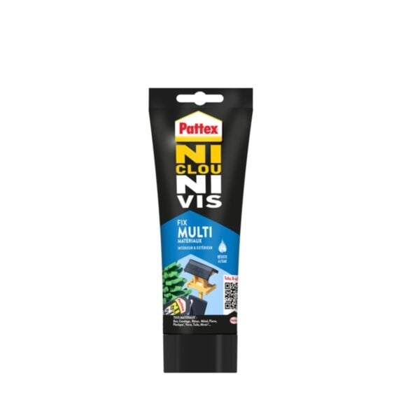 Colle Fixation Ni Clou Ni Vis Fix Multi Matériaux 334gr - PATTEX