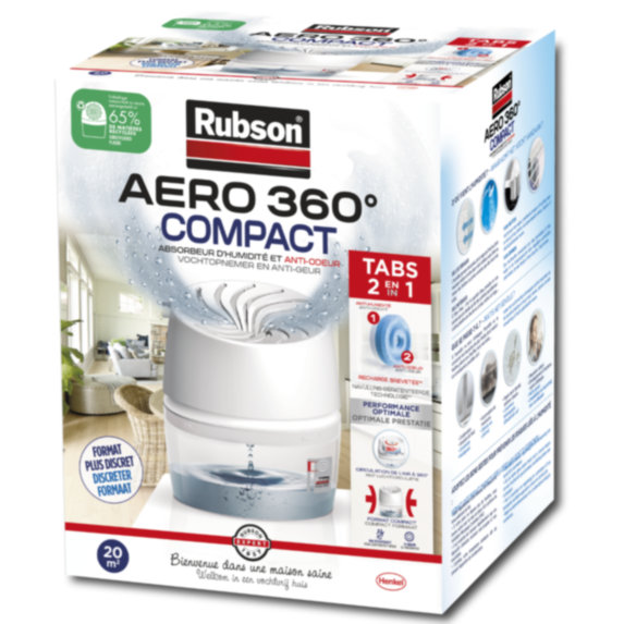 Absorbeur Aero 360° Compact 20m² blanc - RUBSON