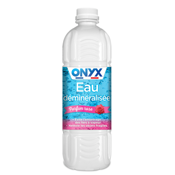 Eau déminéralisée parfum rose 6x1L - ONYX