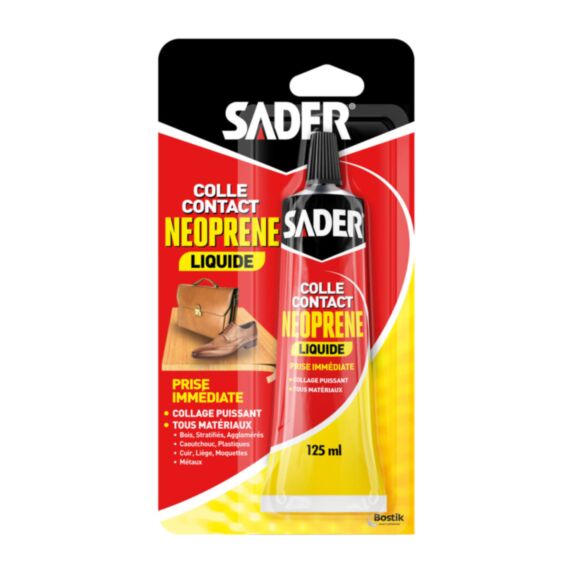 Colle Contact Néoprène Liquide Tube 125ml - SADER