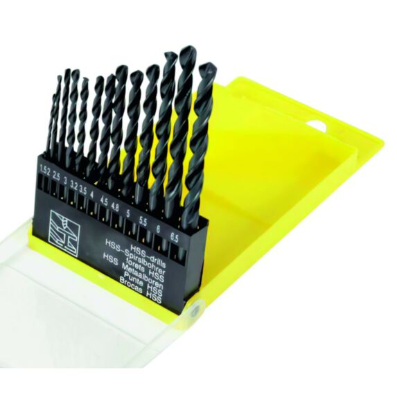 Lot de 13 forets à métaux HSS noirs - COGEX