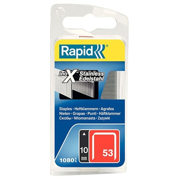 1080 agrafes inox 53/10 mm - RAPID