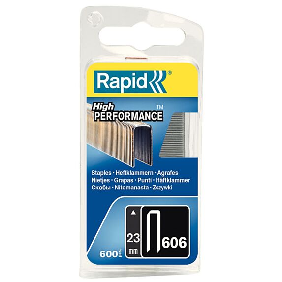 Agrafes n°606/23 mm à couronne étroite de RAPID