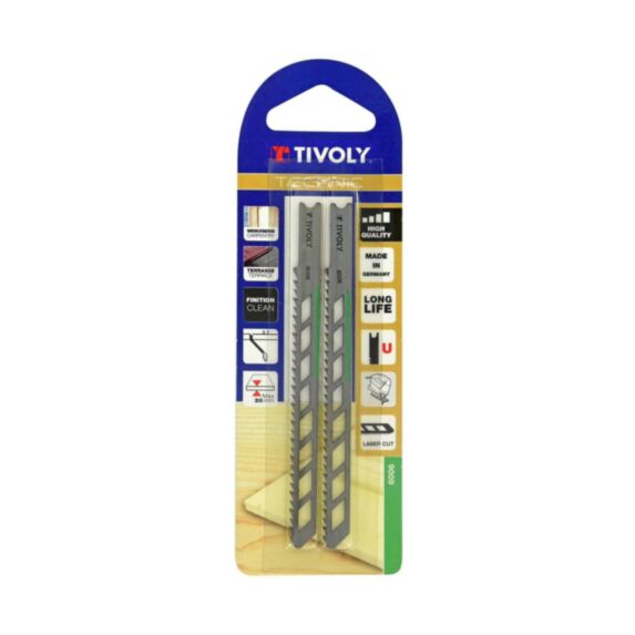Lame de scie sauteuse U pour bois dur massif 100 mm - TIVOLY