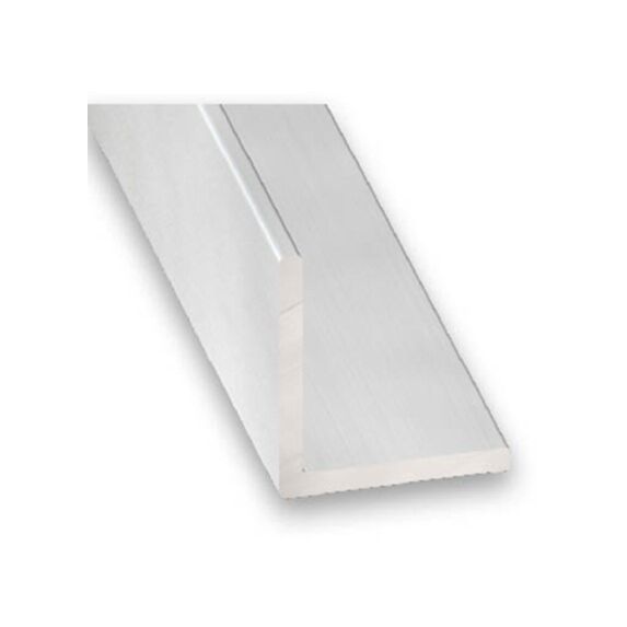 Cornière Aluminium 15x15mm ép.1,5mm 1m Incolore Anodisé - CQFD