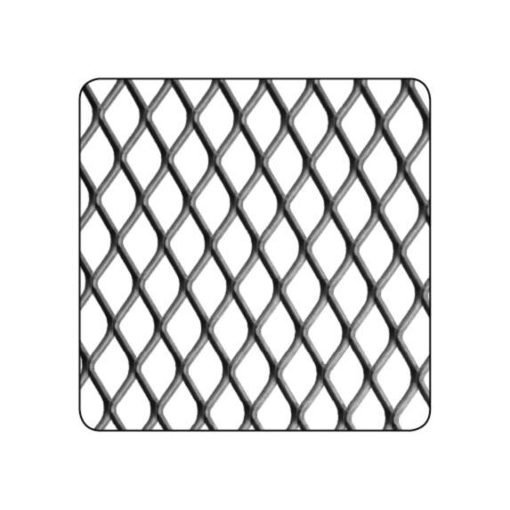 Tôle métal déployé acier 10x5,5-1mx0m5x0.5 -  CQFD