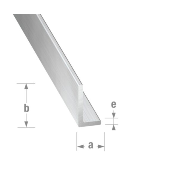 Cornière alu brut 15 x 10 x 1 mm 2m - CQFD