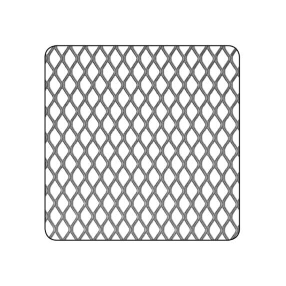 Métal déployé acier 6x3,3-500x250x0.5 - CQFD