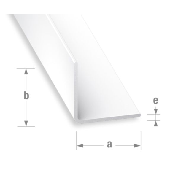 Cornière PVC blanc 40 x 40 mm 2,6m - CQFD