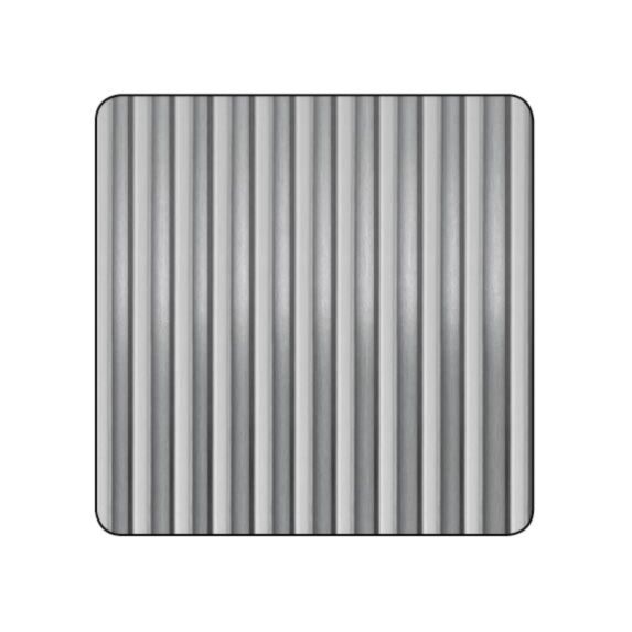 Tôle alu ondulé inc-500x250mm - CQFD