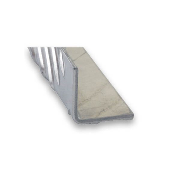 Cornière Damier Aluminium 30x30mm 2m Brut - CQFD