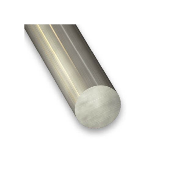 Rond inox mat 12 1m