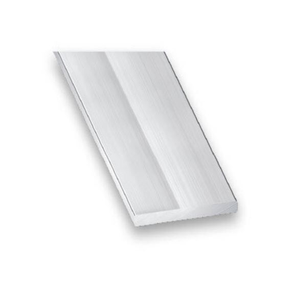 Plat alu anodisé argent brillant 30x2-1m