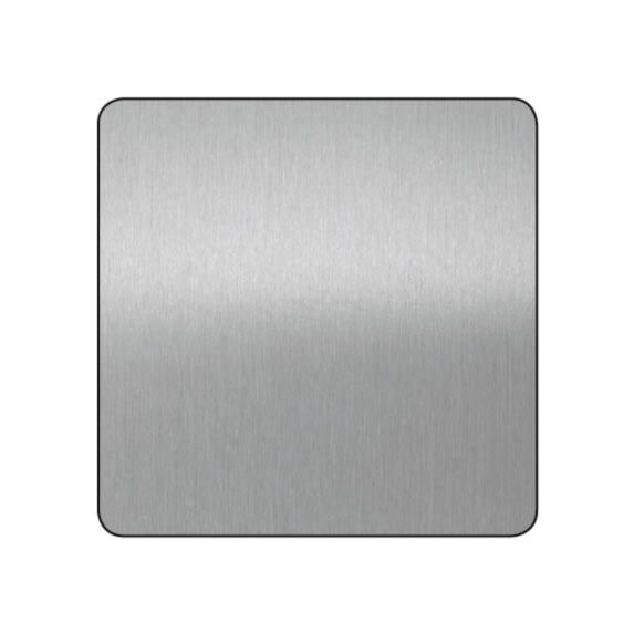 Tôle alu argent brossé 1000 x 500 mm - CQFD