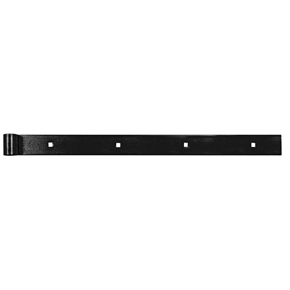 Penture bout car. d14x500mm ac. noir 