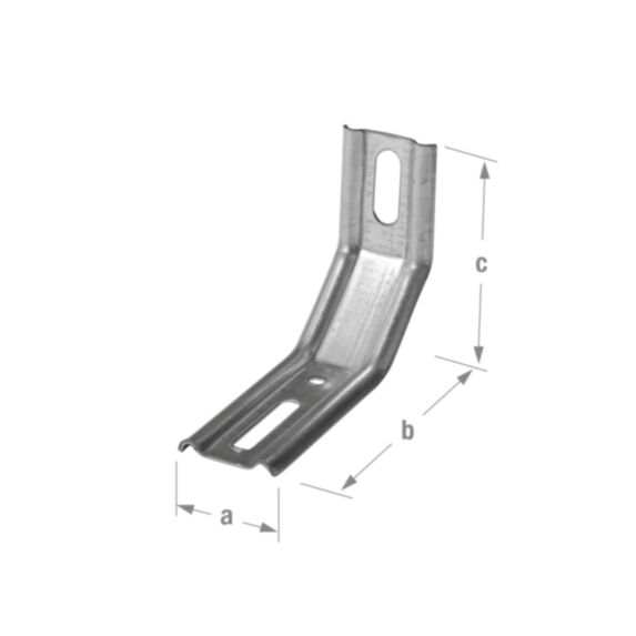 Equerre 3 pans 70 x 100 x 30 1,5 mm - CQFD