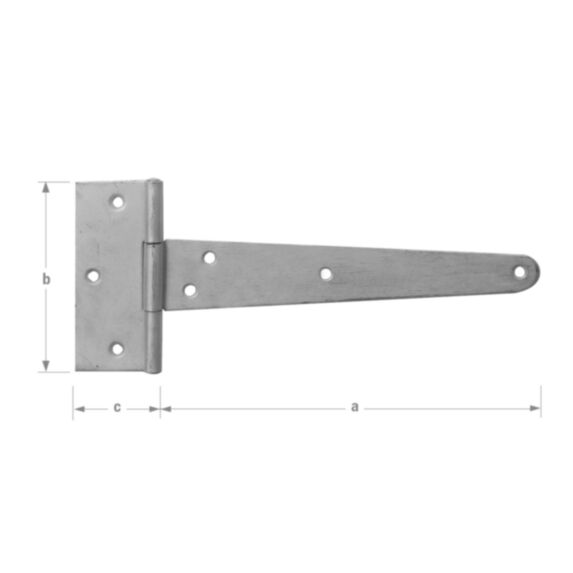 Penture anglaise 600 x 2,5 mm zingué - CQFD