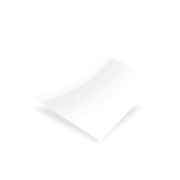 Tôle alu laqué blanc 500 x 250 mm - CQFD