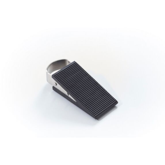 Cale de porte en caoutchouc + poignée inox - MOTTEZ