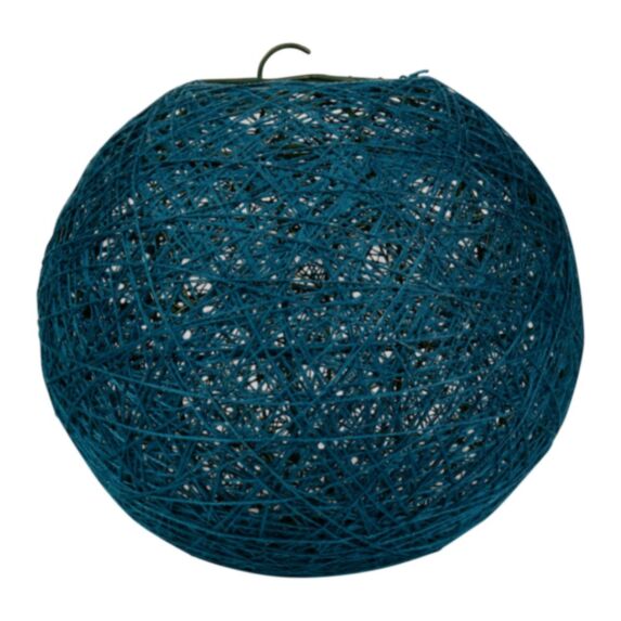 Suspension non électrique boule Ø20 cm bleu canard - OSTARIA