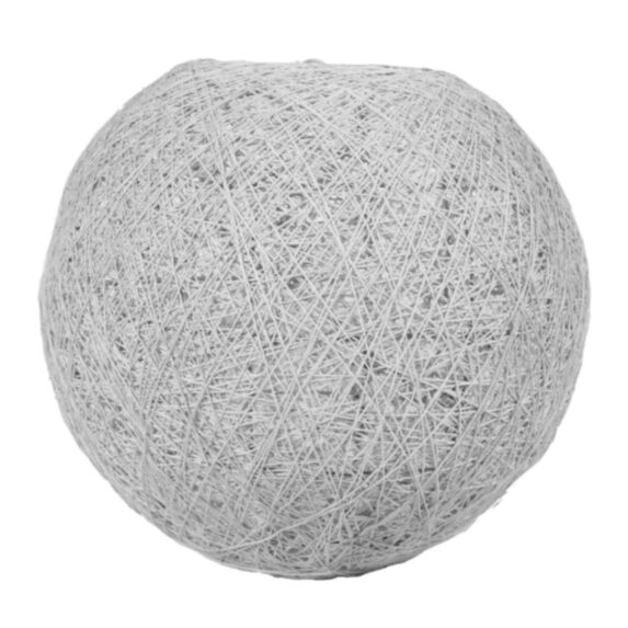 Suspension non électrique boule Ø20 cm gris clair - OSTARIA