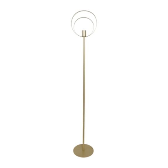 Lampadaire en métal Météores 27 x 25 x 160 cm doré