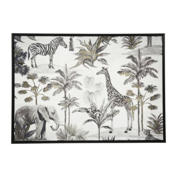 Toile imprimée Safari 80 x 60 cm 2 assortis - OSTARIA