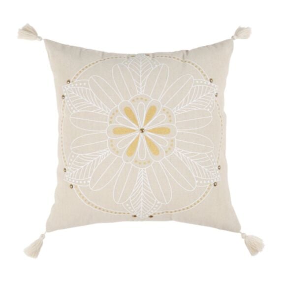 Housse de coussin carrée Mandala 40 x 40 cm - OSTARIA
